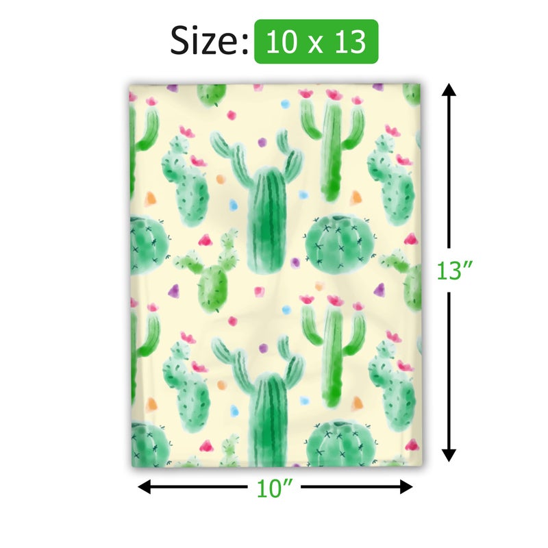 Pro Supply Global 10x13 (100) Cactus Floral Designer Poly Mailers Waterproof Self Sealing Tear Resistant Polymailers Shipping Envelopes Premium Printed Bags For Small Businesses - Image 4